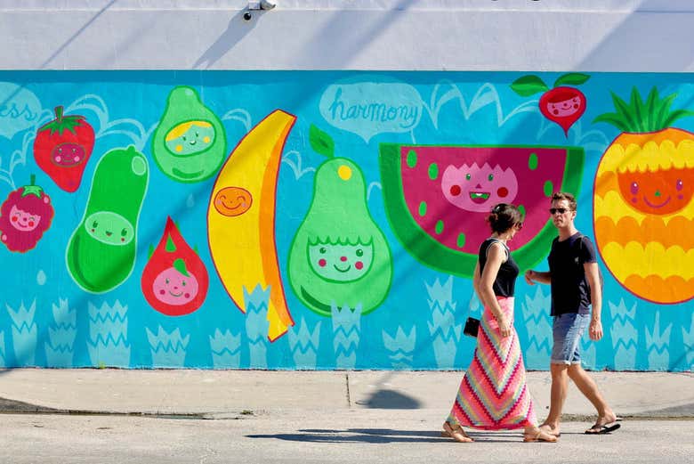 Des tags du quartier de Wynwood à Miami