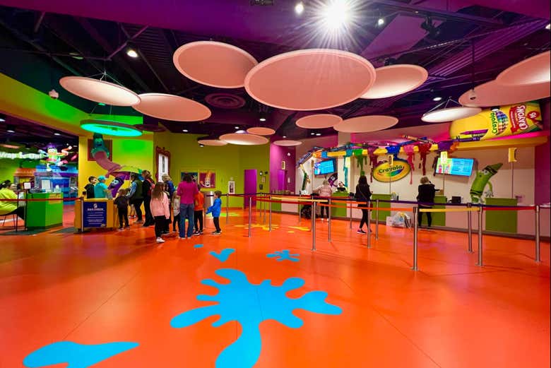 Durante la visita al Crayola Experience