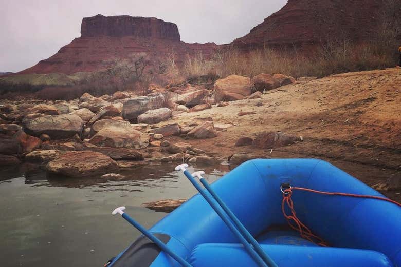Barca da rafting a Moab