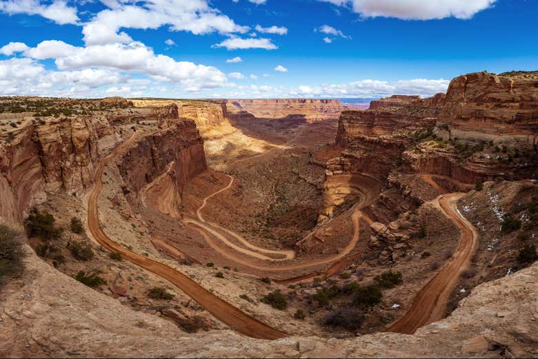 L'un des points de vue du parc national de Canyonlands