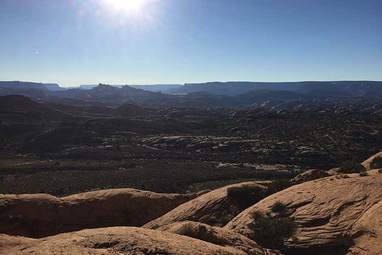 Vistas de Spanish Valley, en Moab