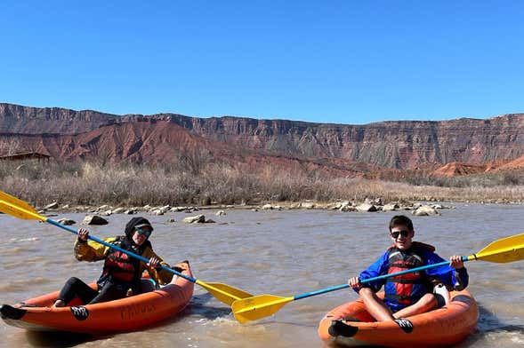 Kayak on the Colorado River