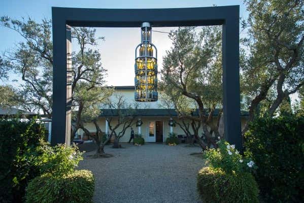 Visiting a local winery