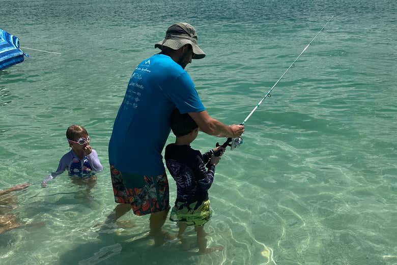 Try your hand at fishing