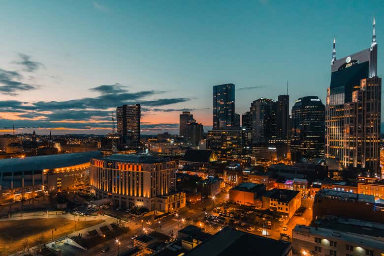Entardecer em Nashville