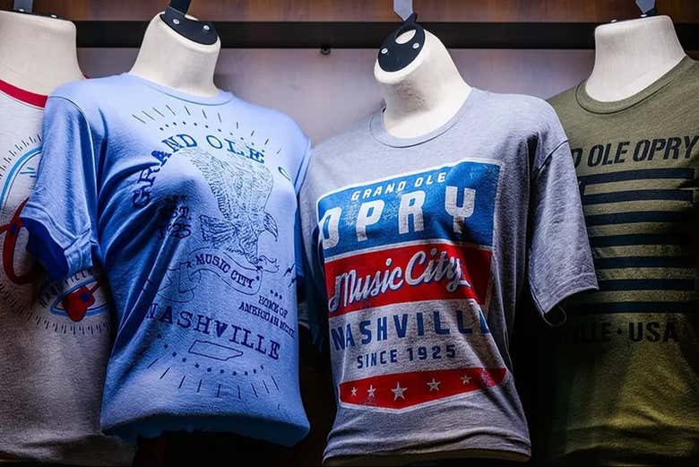 Merchandising de la tienda del Opry