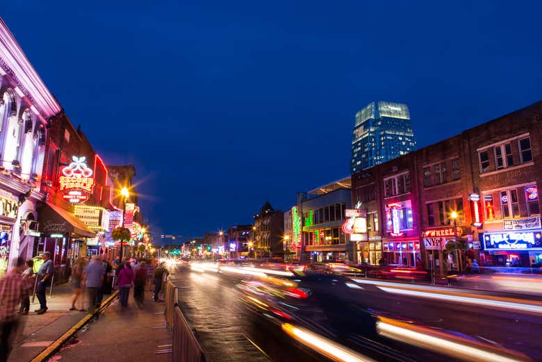 Visitando o Downtown de Nashville