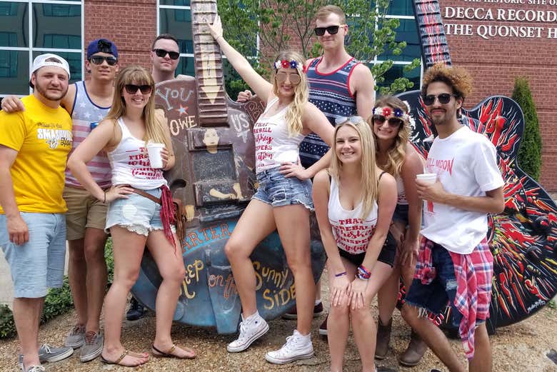 Group photo during the tour