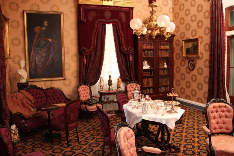 Salón de Invierno en la Mansión Belmont