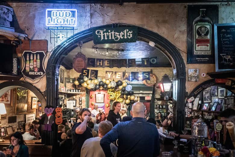 Uno dei bar del tour