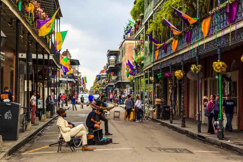 Percorrendo as ruas de New Orleans
