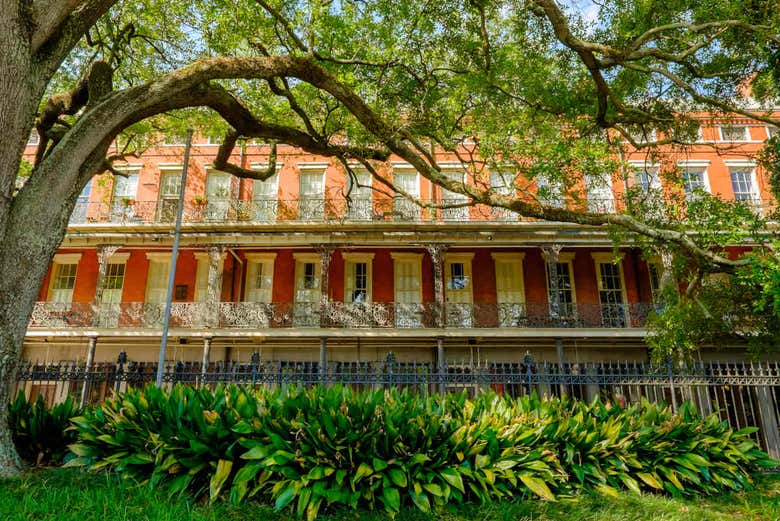 Panorámica de una casa del Barrio Francés