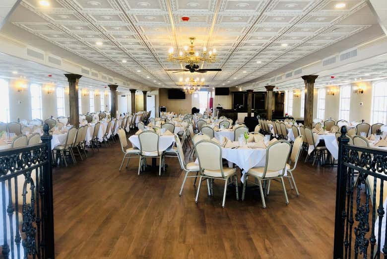 Sala de refeições do navio