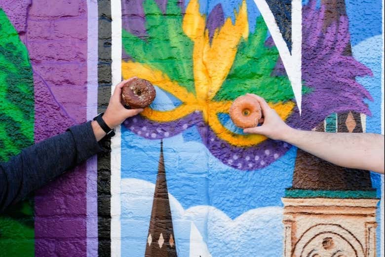 Vamos provar donuts!