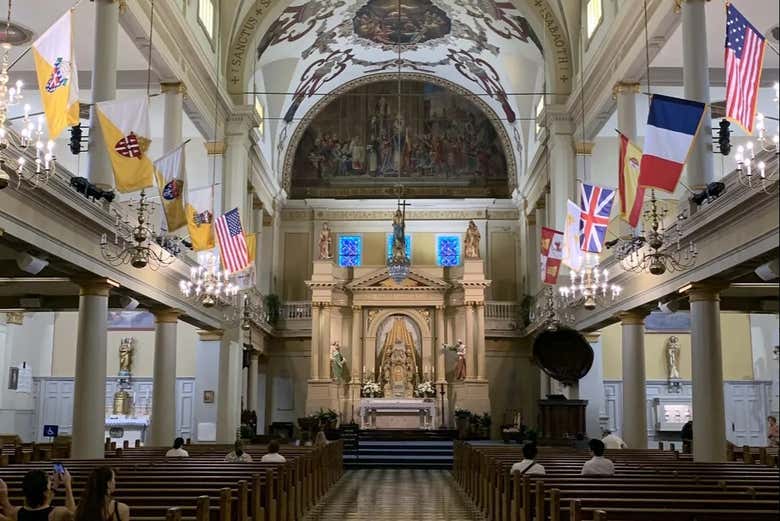 Vista del interior de la Catedral de San Luis