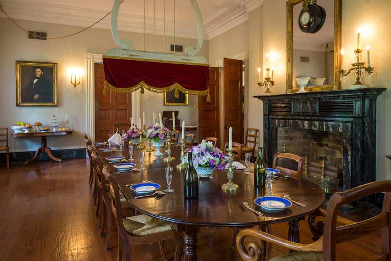 Salón principal de Oak Alley