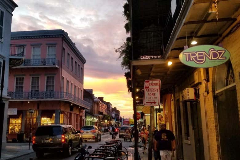 Walk along the French Quarter's streets
