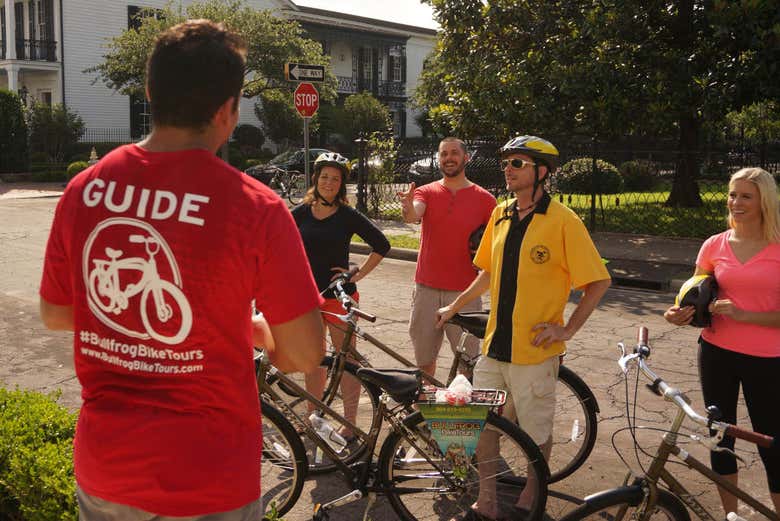 Rota de bicicleta por New Orleans