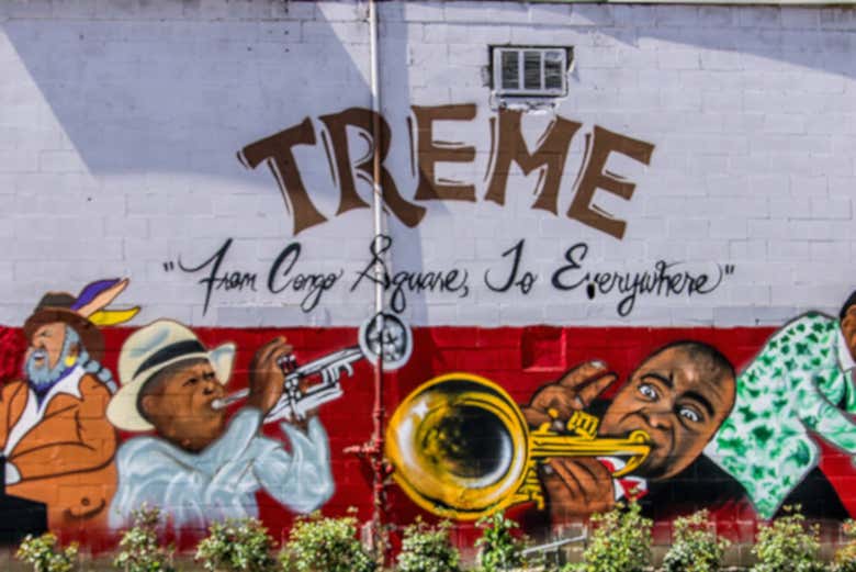 Street art no bairro de Tremé