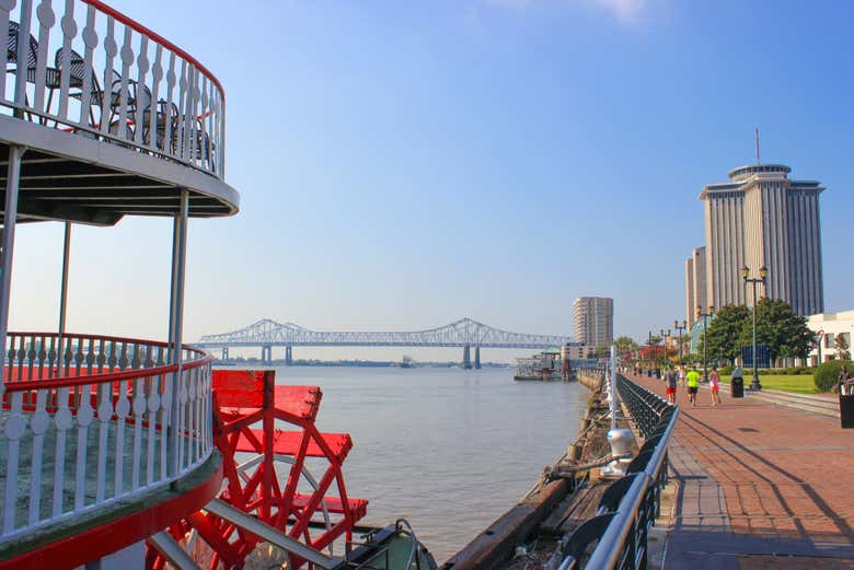 Vistas do rio Mississipi