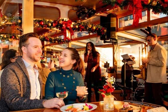 Barco navideño de Nueva York