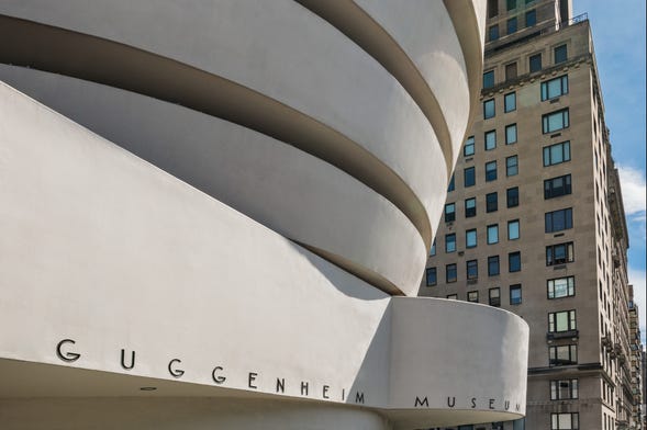 Ingresso do Museu Guggenheim de Nova York