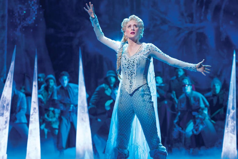 Interpretación de Elsa en el musical de Frozen