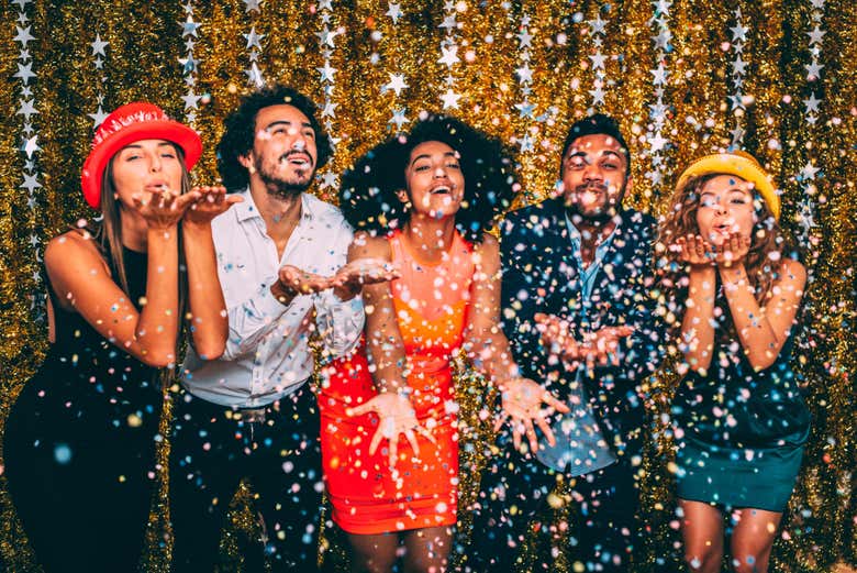 ¡Festejando el nuevo año!