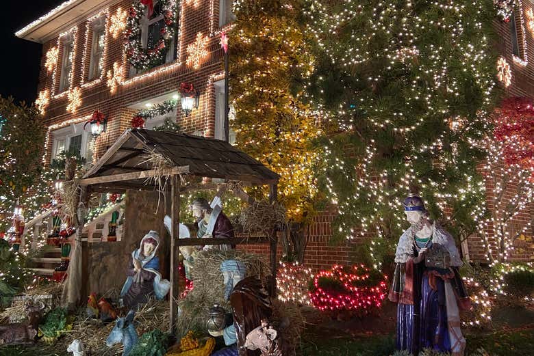 Una de las casas de Dyker Heights