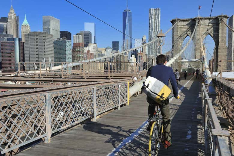 Hacia Manhattan en bicicleta