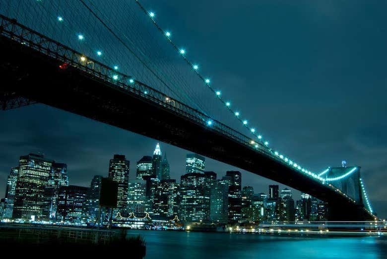 Vista di Manhattan da Brooklyn