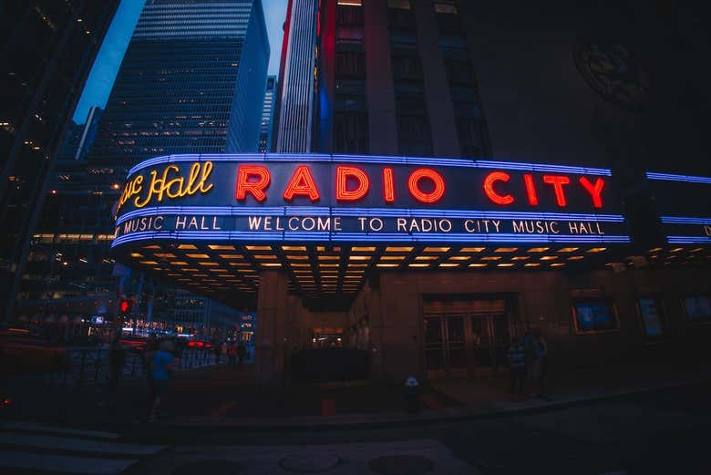 Cartel del Radio City Music Hall
