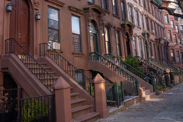 Casas típicas de Harlem