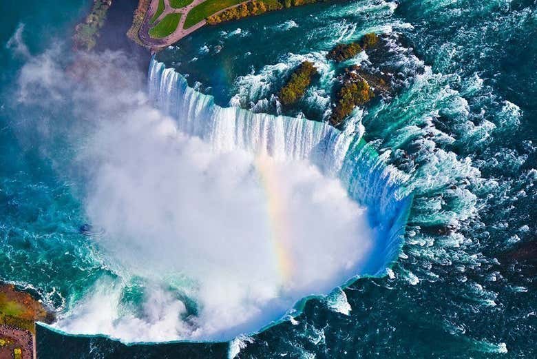 Cataratas del Niágara desde el aire