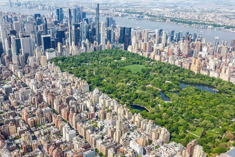 Vista aérea do Central Park