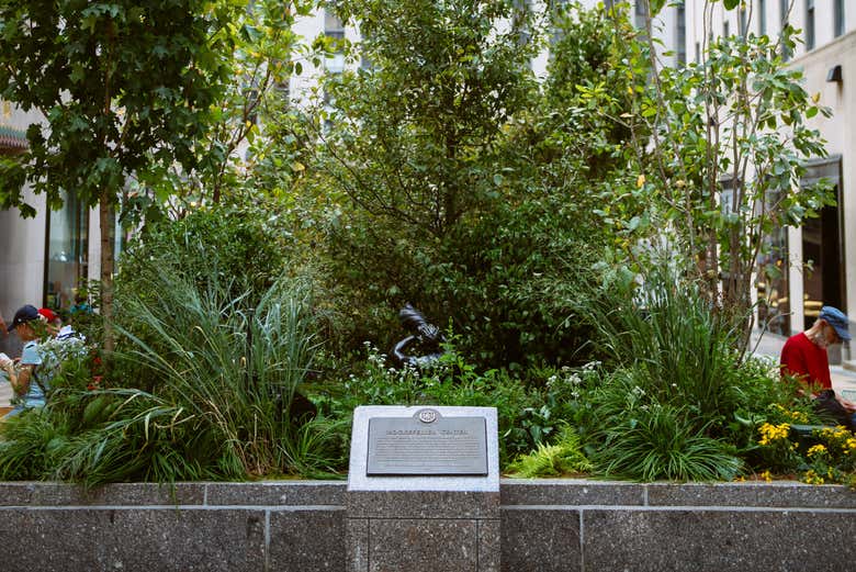 Channel Gardens, no Rockefeller Center