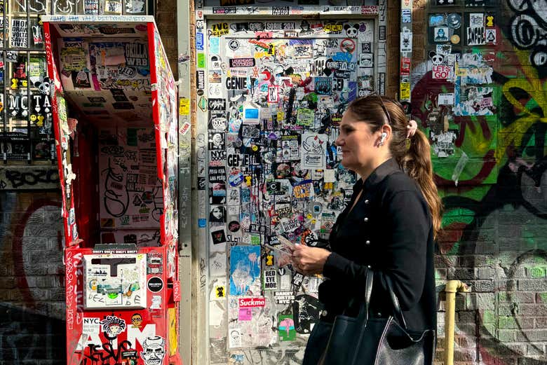 Paseando por las calles de Brooklyn en busca de grafitis