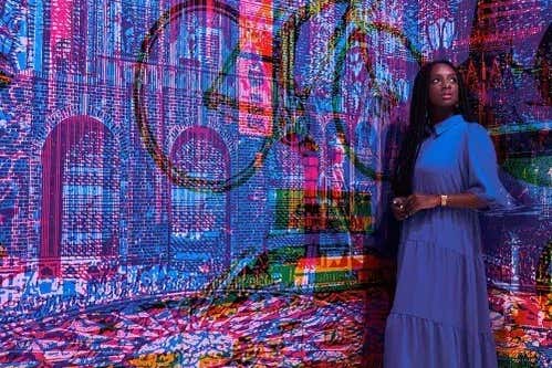 Posando para vuestras mejores fotos en Color Factory NYC