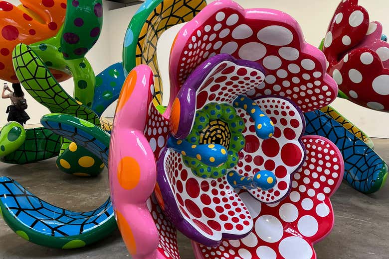 Uma das obras de arte contemporânea