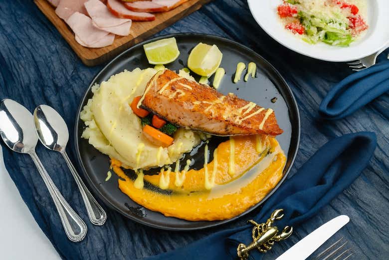 ¡La deliciosa cena! 