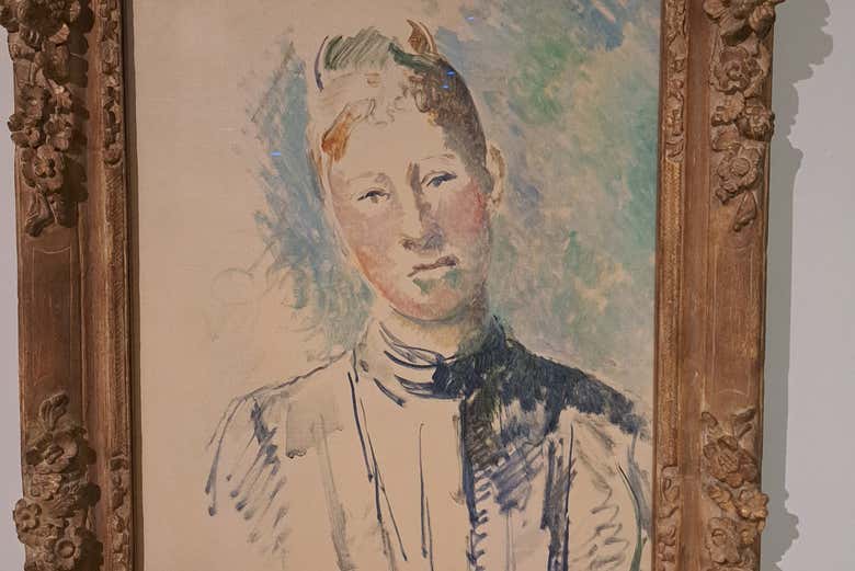 'Madame Cézanne en una butaca roja', de Cézanne