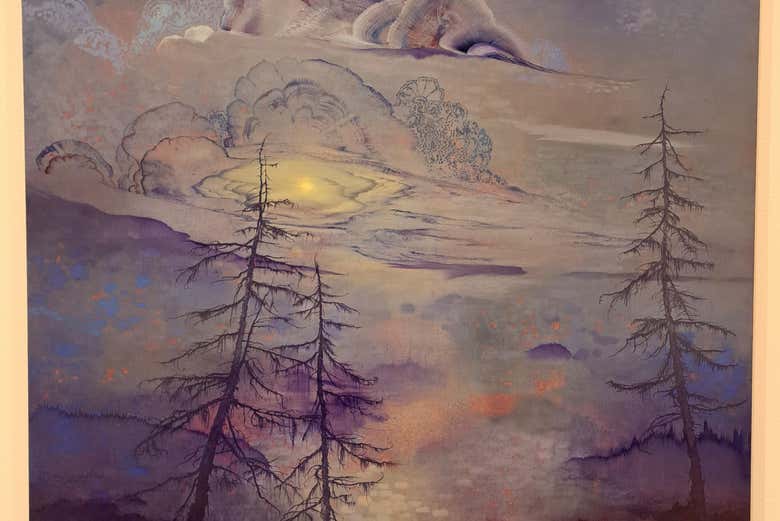 Detalle de una de las pinturas 