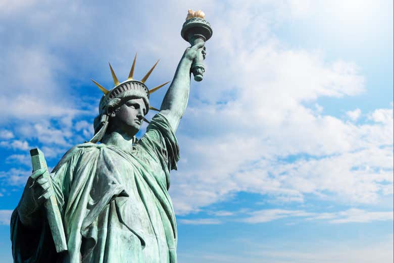 Dettaglio della Statua della Libertà