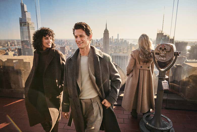 Disfrutando de la visita al Top of the Rock
