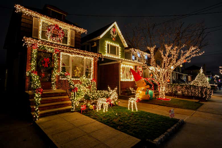Nel quartiere di Dyker Heights