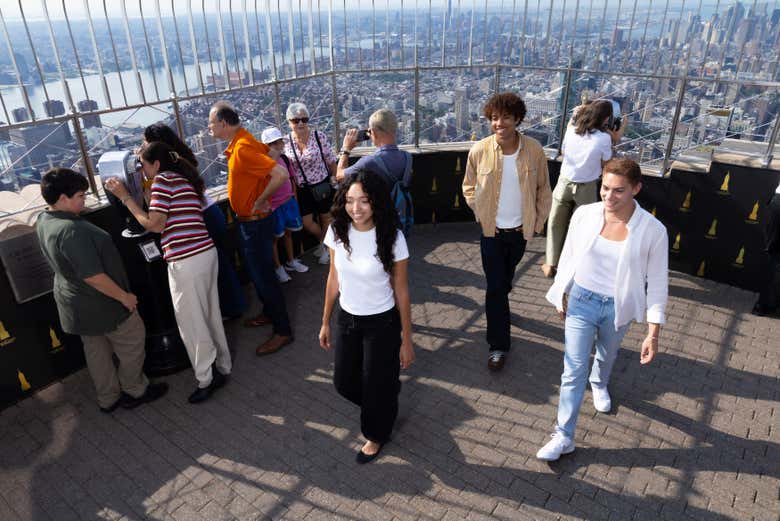 Climb up to the famous observation deck