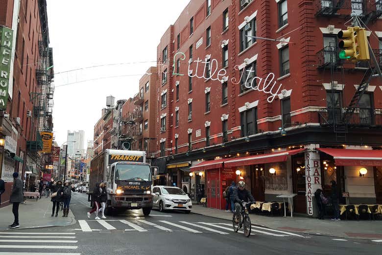 Una de las calles de Little Italy