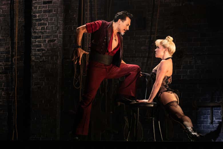 Cena de dança no Moulin Rouge