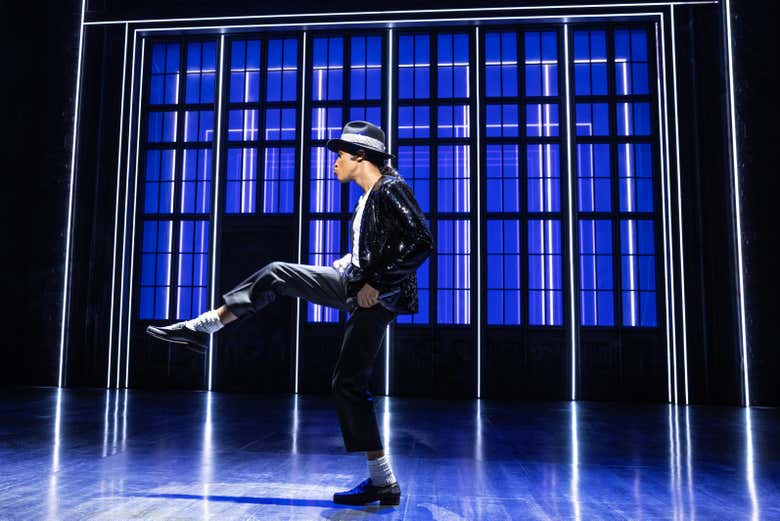 Une des scènes de la comédie musicale MJ