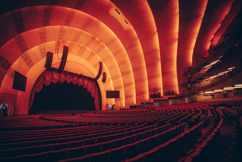 El escenario del Radio City Music Hall